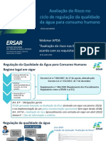 Avaliação do Risco na Regulação da Qualidade da Água