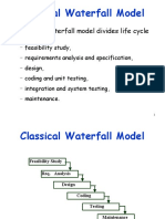 Classical Waterfall Model Divides Life Cycle Into Phases