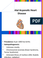 Congenital Acyanotic Heart Disease