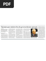 Oposição quer Palocci fora durante apuração