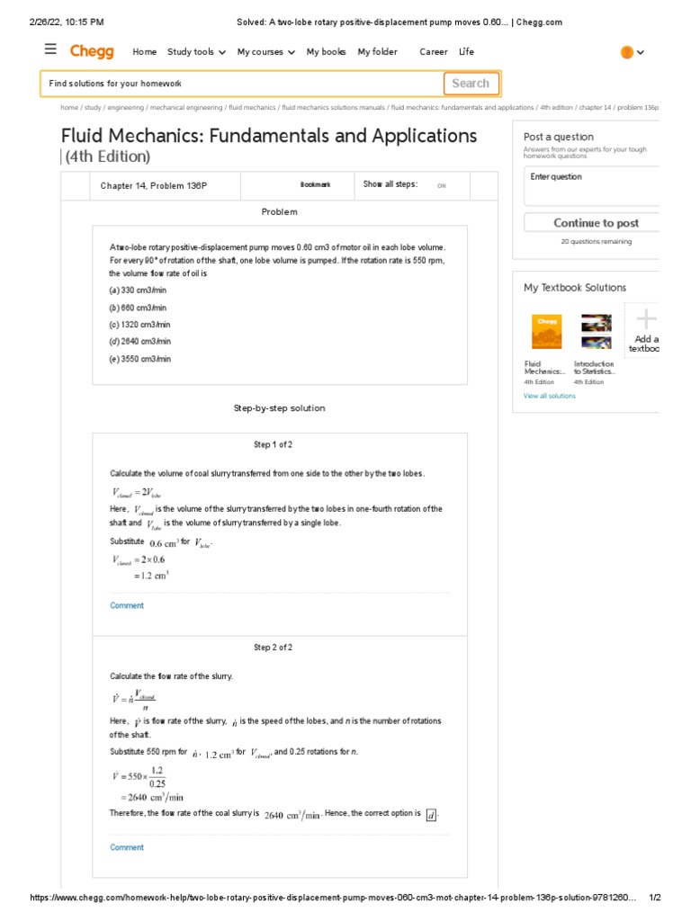 Fluid Mechanics: Fundamentals and Applications: (4th Edition) | PDF ...