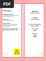 Cover Template - Left To Right: Hardcover Book