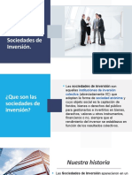 Origen, Evolución y Situación Actual de Las Sociedades de Inversion