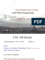 CVL 100 – Managing Municipal Solid Waste