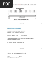 Example: Design A Simply Supported Slab Subject To A UDL Spanning 8m For A