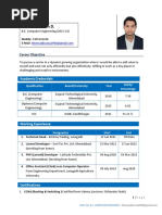 Vadhvana Hiten D.: Career Objective