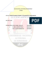 Modelo Economico Estandar Vs Economia Del Comportamiento