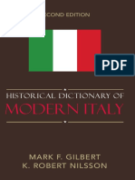 Historical Dictionary of Modern Italy