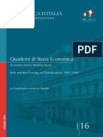 Quaderni Di Storia Economica: Italy and The First Age of Globalization, 1861-1940