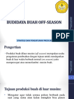 Budidaya Buah Off-Season