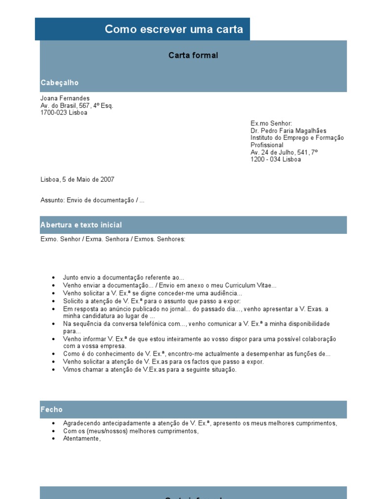 Carta Exemplo De Reclamacao - New Sample r