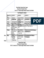 2nd Sem Class Schedule (Tenative) - 1