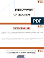 Different Types of Trousers