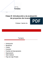 Clase #9 - Introducción A La Evaluación de Proyectos