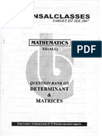 QB - Matrices and Determinants - 15