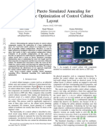 Customizing Pareto Simulated Annealing For Multi-Objective Optimization of Control Cabinet Layout