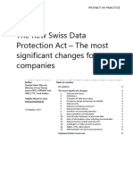 The Revised Swiss Data Protection Act - FPL (2020-10-15)