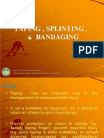 Taping, splinting and bandaging techniques