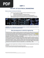 Unit 3: History of Electrical Engineering