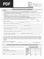 Formulario de Reclamación de Salud ASSA | PDF | Hospital | Póliza de ...
