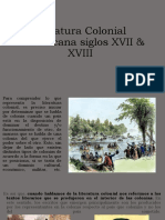Literatura Colonial Dominicana siglos xvii y xviii