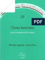Marcela Lagarde - Claves Feministas para La Autoestima de Las Mujeres