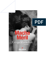 Macha Méril Ce-Quil-Voulait