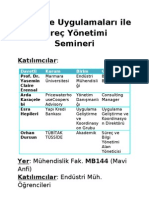 Surec Yonetimi Seminer