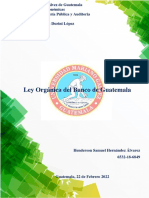 Comentarios de La Ley Organica Del Banco de Guatemala