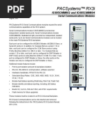 Pacsystems™ Rx3I: Ic695Cmm002 and Ic695Cmm004