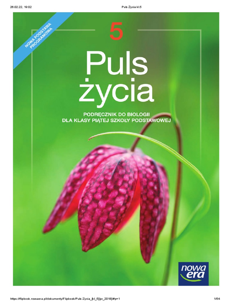 Biologia Puls życia Klasa 5