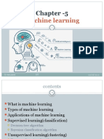 Chapter - 5 Machine Learning