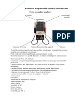 Standuri de Diagnosticare A Echipamentului Electric