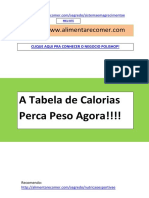 A Tabela de Calorias II Ebook