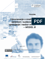 Prirucnik - Upoznavanje S Mreznom Opremom I Sustavom Za Upravljanje I Nadzor Mreze - MODEL B