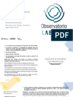 Vacaciones anuales remuneradas: derecho, duración y momento de goce