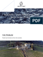 Rockfall Simulation Analysis With Rockyfor 3D