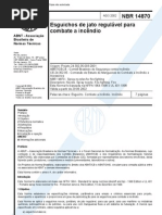 NBR 14870 - Esguichos de Jato Regulavel para Combate a Incêndio