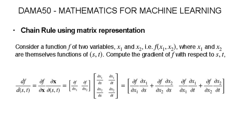 Matrix Chain Rule Explained | PDF | Science & Mathematics