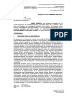 DISPOSICIÓN #01 15 OCT 2021. Carpeta Fiscal N.° 830-2021 (CASO ENCUBRIMIENTO REAL Y PERSONAL CHÁVEZ ÁLVAREZ, OCHOA DURAND) - 5 Págs