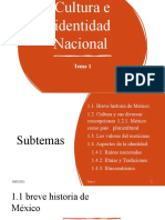 Tema 1. Cultura e Identidad Nacional