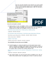 Winston Company COGS and Accounts Payable Calculations