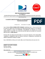 Carta Laboral Rym Telecomunicacciones Mauricio