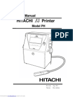 Hitachi Printer: Service Manual