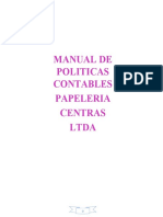 Manual de Politicas Papeleria