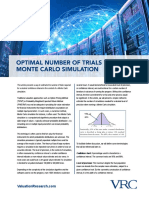 Optimal Number of Trials For Monte Carlo Simulation
