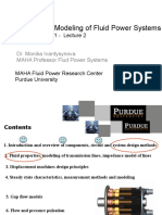 Design and Modeling of Fluid Power Systems: ME 597/ABE 591 - Lecture 2