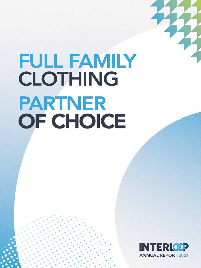 Interloop Annual Report 2021 | PDF | Dyeing | Yarn