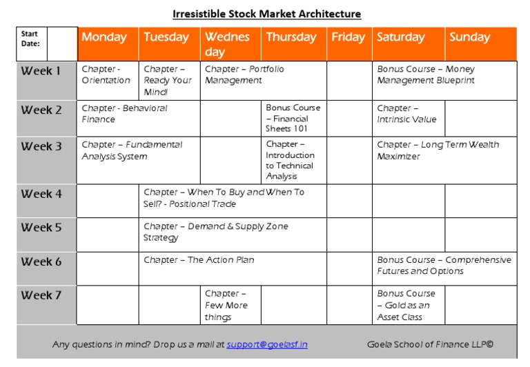 Irresistible Stock Market Architecture Calender | PDF | Finance & Money ...