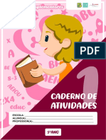 5 Ano Caderno 1 EPV - Caderno de Atividades Complementares